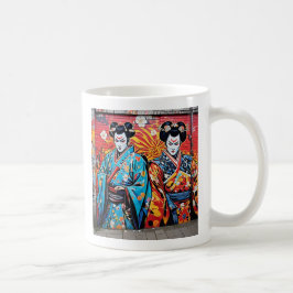 Kabuki and Sakura: Japanese-Inspired Art Kaffeetasse