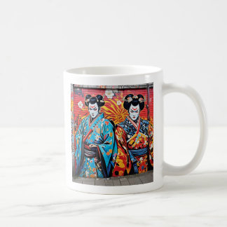 Kabuki and Sakura: Japanese-Inspired Art Kaffeetasse