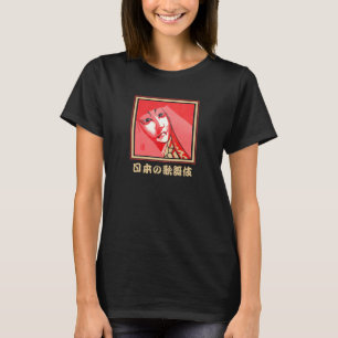 Kabuki Damen Basic Schwarzes T-Shirt