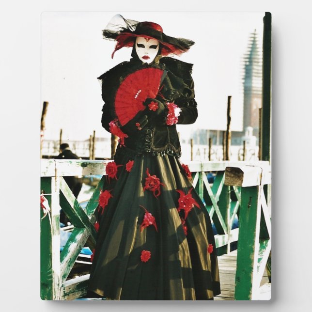 Kabuki Geisha Design Fotoplatte (Vorderseite)