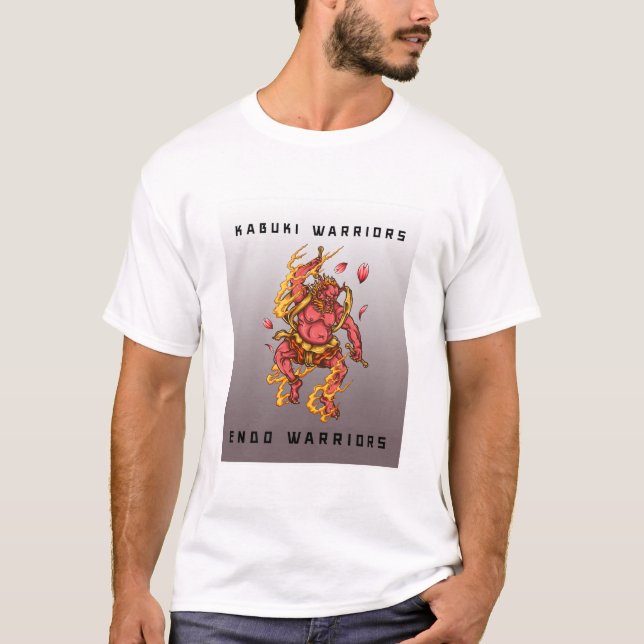 Kabuki-Krieger, endo-Arbeiter T-Shirt (Vorderseite)