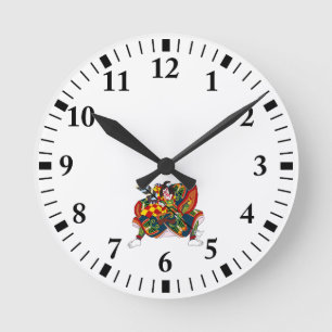 kabuki runde wanduhr