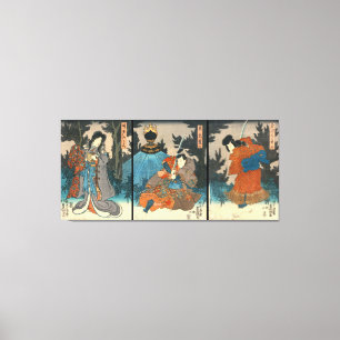 Kabuki Samurais 1847 Leinwanddruck