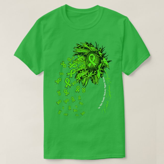Kabuki Syndrome Awareness Sonnenblume Niemand kämp T-Shirt (Design vorne)