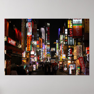 Kabukichō, Tokio, Neons by night Poster