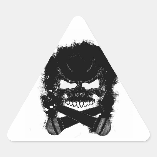 KaC Skull Triangle Sticker (Vorderseite)
