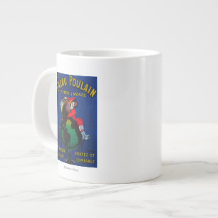 Kacao Poulain Vintag PosterEurope Jumbo-Tasse