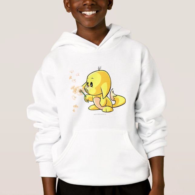 Kacheek Gelb Hoodie (Vorderseite)
