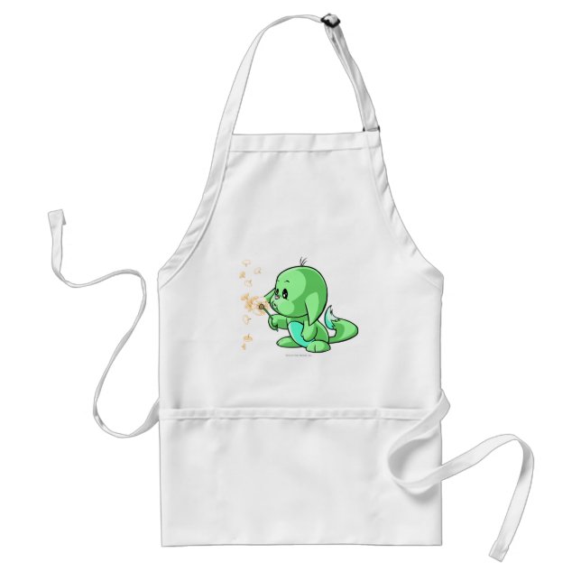 Kacheek Grün Schürze (Vorne)