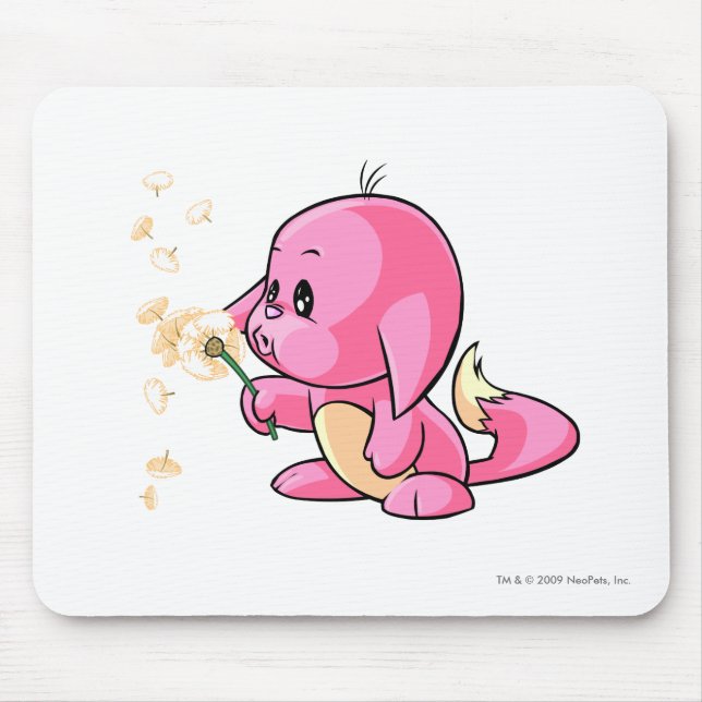 Kacheek Rosa Mousepad (Vorne)