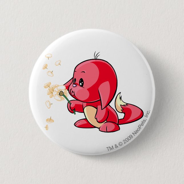 Kacheek Rot Button (Vorderseite)