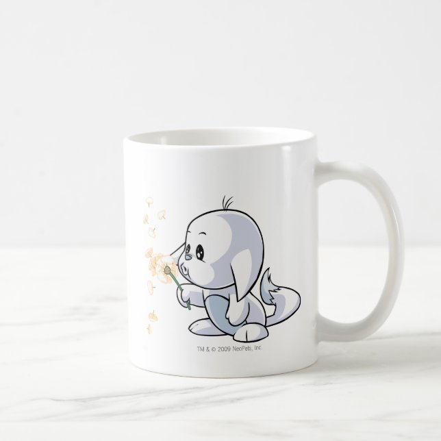 Kacheek Weiß Kaffeetasse (Rechts)