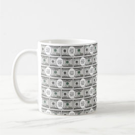Kachel Design mit Ihrem Bild auf 100-Dollar-Bilder Kaffeetasse