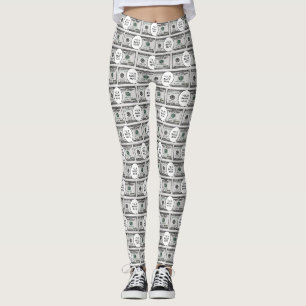Kachel Design mit Ihrem Bild auf 100-Dollar-Bilder Leggings