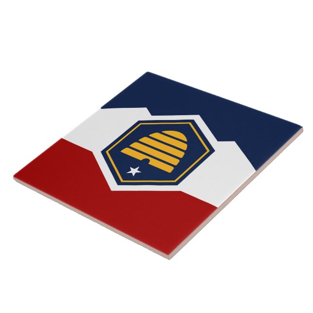 Kachel mit der Flagge des US-Bundesstaates Utah (Seite)