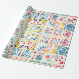 Kachelhintergrund mit orientalischen Ornamenten. W Geschenkpapier