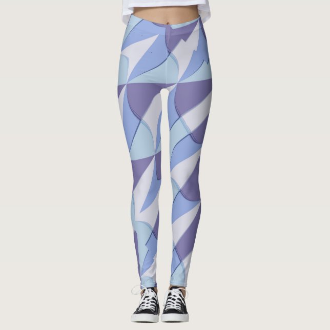 Kachelmuster Leggings (Vorderseite)
