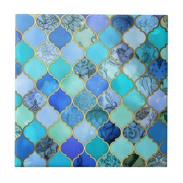 Kacheln mit glänzender Oberfläche (Vorderseite)