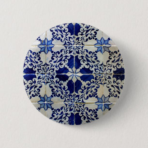 Kacheln, Portuguese Tiles, Button
