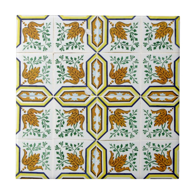 Kacheln, Portuguese Tiles, Fliese (Vorderseite)