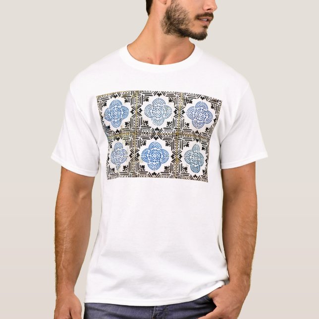 Kacheln, Portuguese Tiles, T-Shirt (Vorderseite)