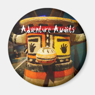 Kachina Doll Face Foto Adventure wartet Niedlich k Magnet