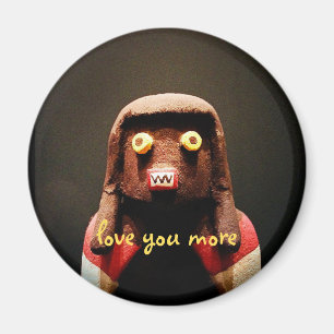 Kachina Doll Face Liebe You More Script Funny Nied Magnet