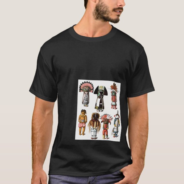 Kachina Dolls Hopi Katsina Indianeramerikaner Myth T-Shirt (Vorderseite)