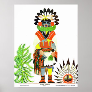 Kachina-Druck "Vormittag" Poster