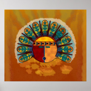 Kachina Mask Poster