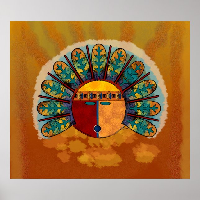Kachina Mask Poster (Vorne)