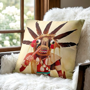 Kachina-Puppe Native American Holzstatue Bold Kissen