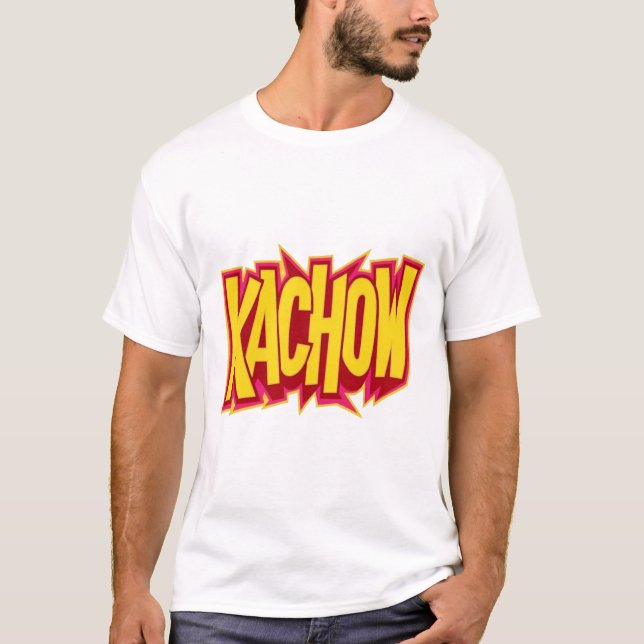 kachow sticker T-Shirt (Vorderseite)