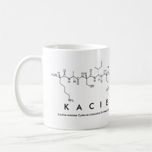 Kacie Peptid-Namen-Tasse Tasse