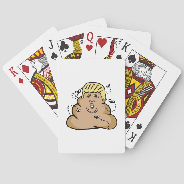 kack Donald Trump Spielkarten (Rückseite)