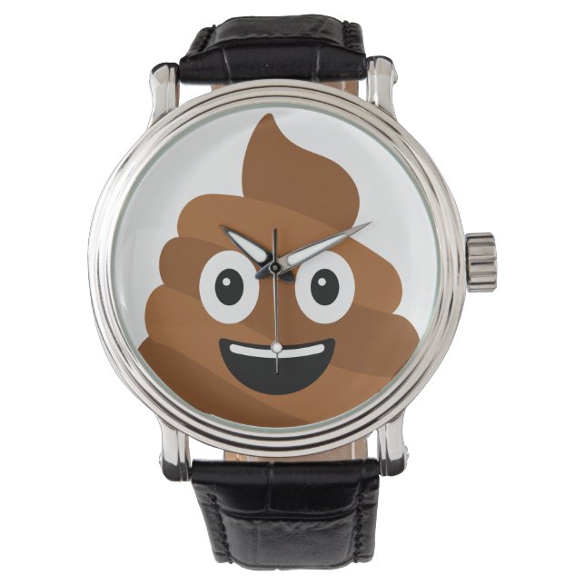 Kack Emoji Armbanduhr (Vorderseite)