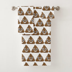 Kack Emoji Badhandtuch Set