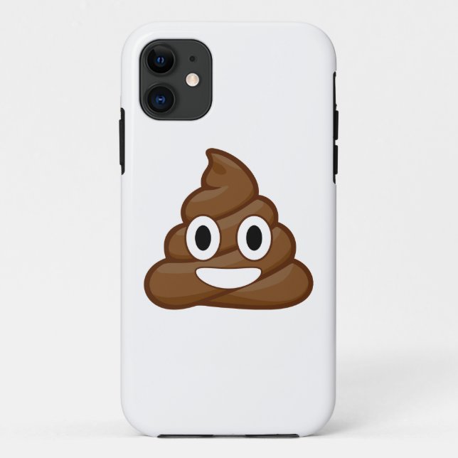 kack Emoji Case-Mate iPhone Hülle (Rückseite)