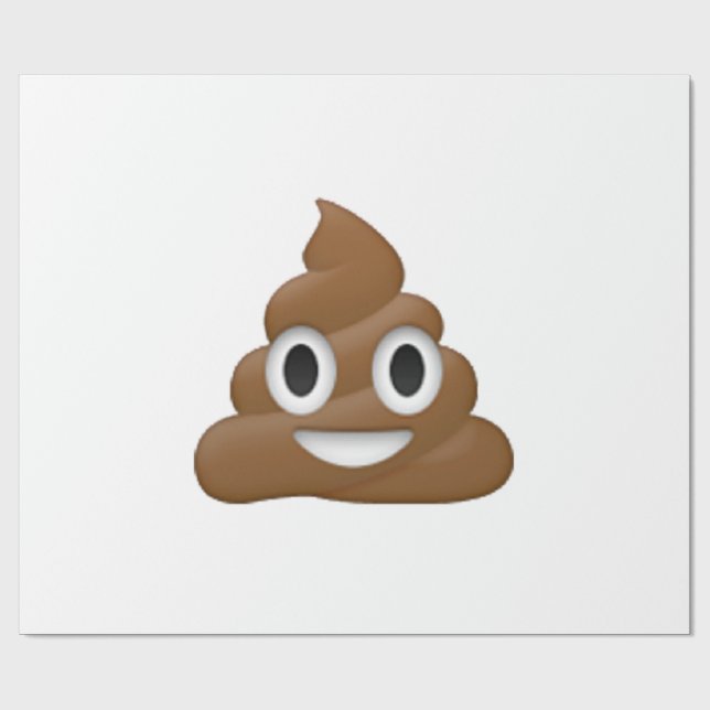 Kack - Emoji Geschenkpapier (Flach)