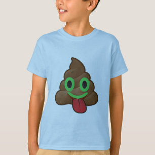 kack emoji glücklich grün st patricks Tag irisch l T-Shirt
