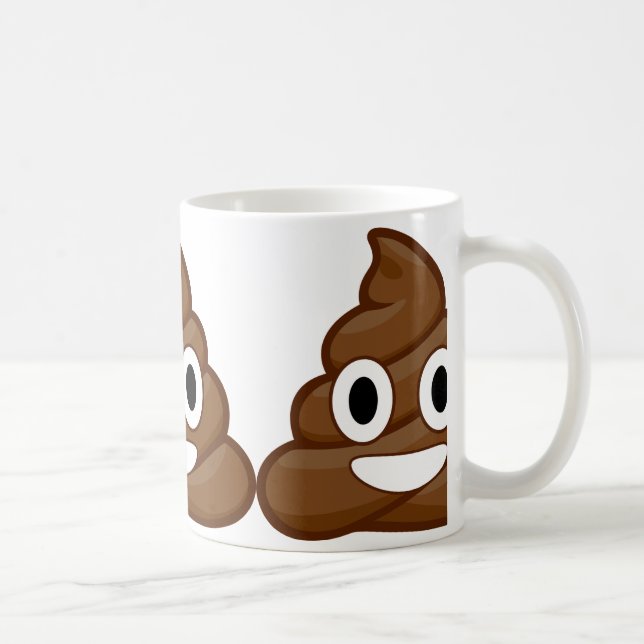 kack Emoji Kaffeetasse (Rechts)