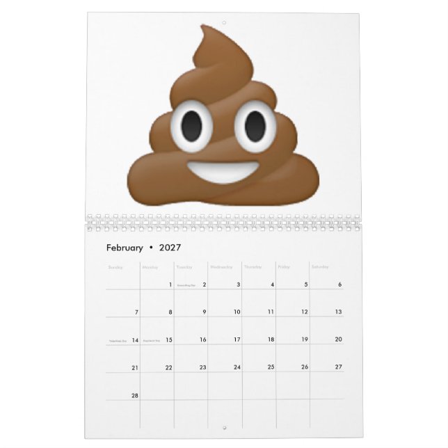 Kack - Emoji Kalender (Feb 2027)