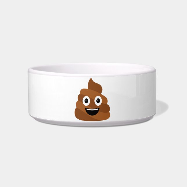 Kack Emoji Pet Bowl Napf (Vorderseite)