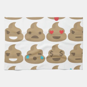 kack Emojis Handtuch