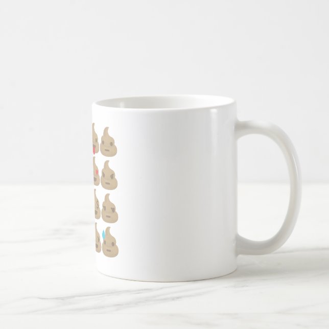 kack Emojis Kaffeetasse (Rechts)