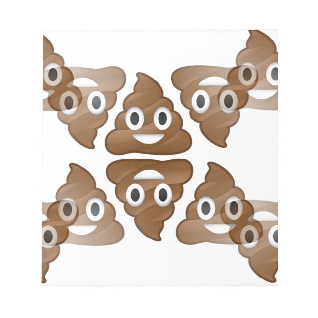 kack Emojis Notizblock (Vorderseite)
