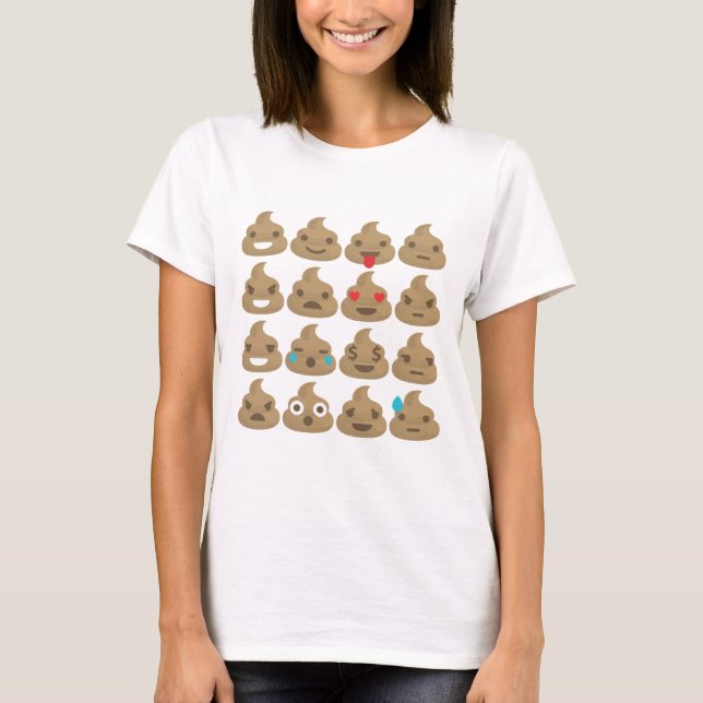 kack Emojis T-Shirt (Vorderseite)