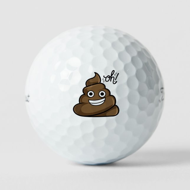 Kack Golfball (Vorderseite)