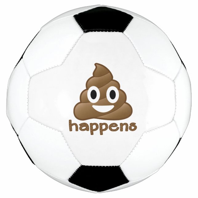 Kack Happens Emoji Fußball (Vorderseite)