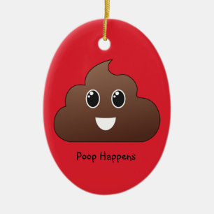 Kack Happens Emoji Ornament